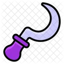 Sickle Farming Tool Reaping Hook Icon