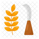 Agriculture Sickle Tool Icon