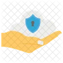 Sicurezza Cloud Dati Cloud Cloud Computing Icon