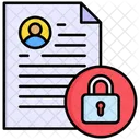 Sicurezza Dei Dati Privacy Personale Icon