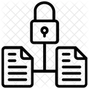 Sicurezza Dei Documenti Protezione Dei Dati Protezione Dei File Icon