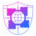 Mondo Scudo Cyber Icon