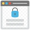 Sito Web Sicurezza Software Icon