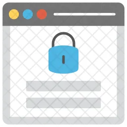 Sicurezza del sito web  Icon