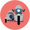 Side Stand Scooter Icon