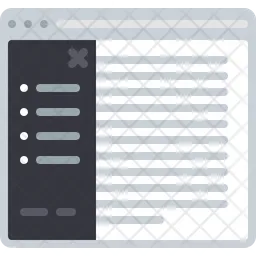 Side Panel  Icon