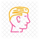 Side Part Hairstyle Side Part Icon