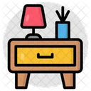Side Table Bedside Table Furniture Icon