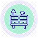 Side Table Furniture Icon