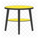 Side Table Table Minimalistic Icon