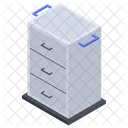 Side Table Furniture Drawer Table Icon