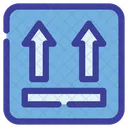 Side Up Package Box Icon