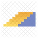 Side view aspirations stairway  Symbol