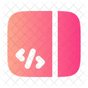 Sidebar Code Computer Web Icon