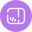 Sidebar Code Computer Web Icon