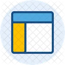 Sidebar Lef Layout Web Layout Icon
