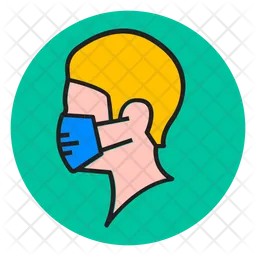 Sideview Man Mask  Icon