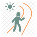 Sidewalk Road Walk Icon