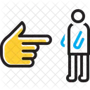 Du Mich Selbst Selbst Selbst Selbst Hand Richtung Symbol