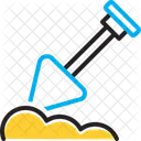 Graben Arbeiten Bau Symbol