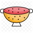 Sieb Abtropfgestell Lebensmittelsieb Symbol