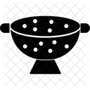Sieb Abtropfgestell Lebensmittelsieb Symbol