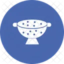 Sieb Abtropfgestell Lebensmittelsieb Symbol
