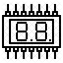 Siebensegment Komponente Elektronik Symbol