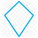 Geometrisch Drachen Form Symbol