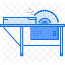 Circular Sierra Tablero Icono