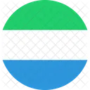 Sierra Leona Bandera Icono