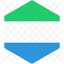 Sierra Leona Bandera Icono