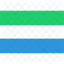 Sierra Leona Bandera Icono