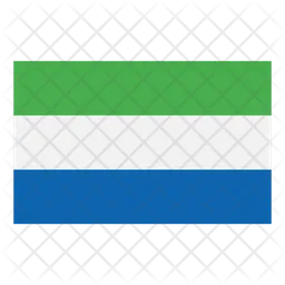 Sierra Leona Flag Icono