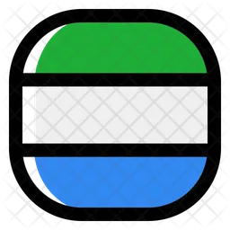 Sierra Leone Flag Icon