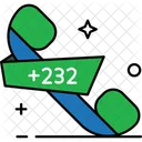 Sierra Leone Country Code Phone Code Icon