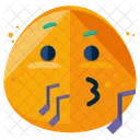 Sifflet Emoji Visage Icône