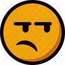 Sigh Expression Emoji Icon