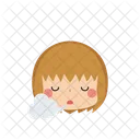 Girl Emoji Sigh Icon