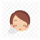 Girl Emoji Sigh Icon