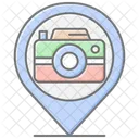 Sightseeing Lineal Color Icon Symbol
