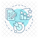 Six Sigma Methodology Dfss Data Driven Process Icon