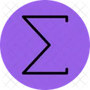 Sigma Sign Equation Factor Icon