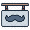Sign Moustache Barber Icon
