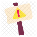 Sign Attention Alert Icon