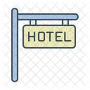 Hotel Service Sign Icon