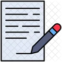 Sign Agreement  Icon
