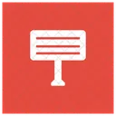 Sign Board Banner Icon