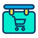 Cart Board Sign Icon