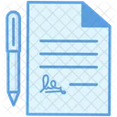 Sign Document Sign Deal Sign Paper Icon